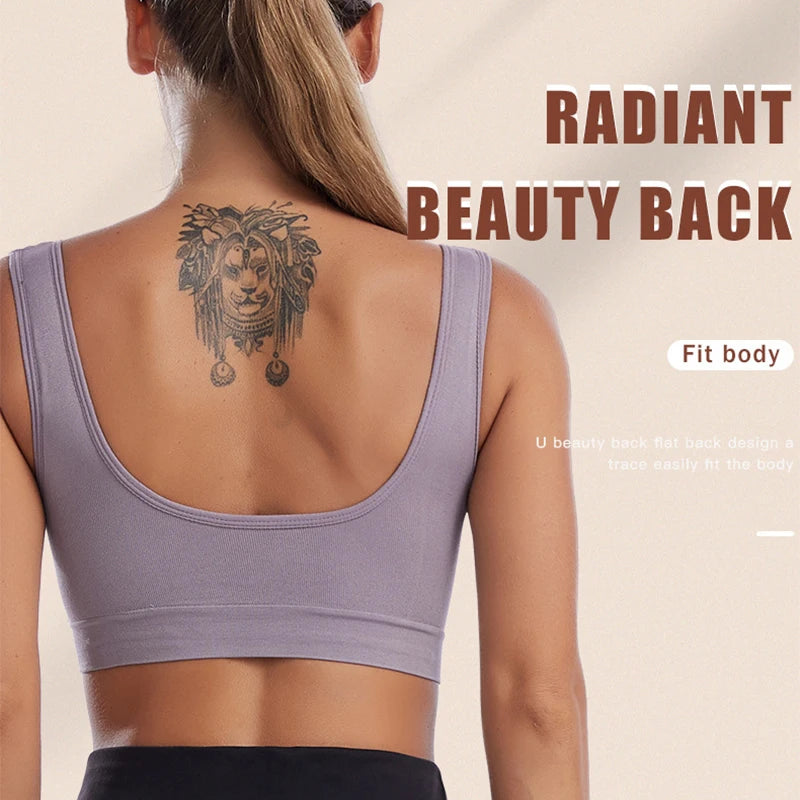 Breathable Seamless Plus Size Bra