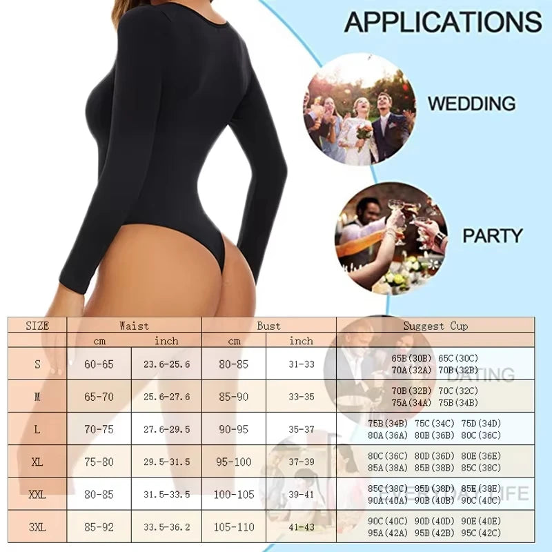 Long Sleeve Seamless Bodysuit