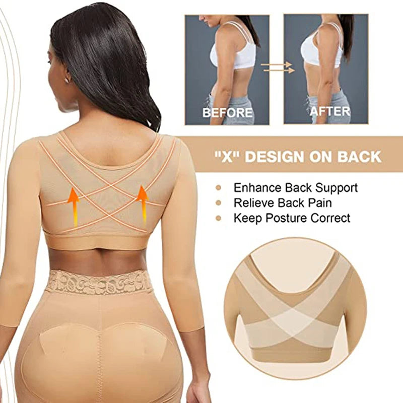 Post-Surgical Bra with Sleeves
