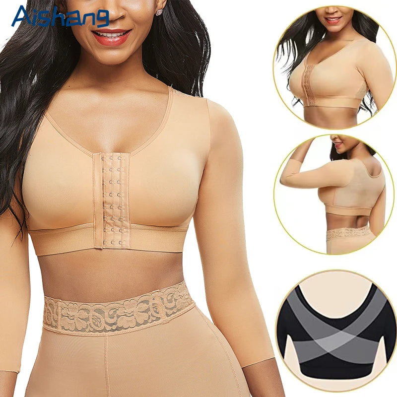 Post-Surgical Bra with Sleeves