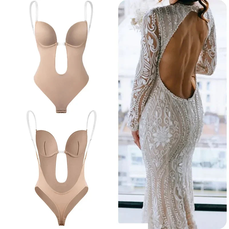 Body Shaper with Back Neckline