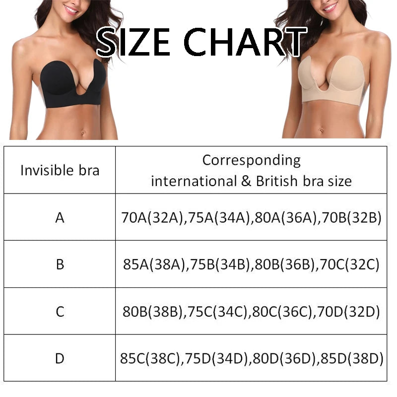 Adhesive Bra with Padding
