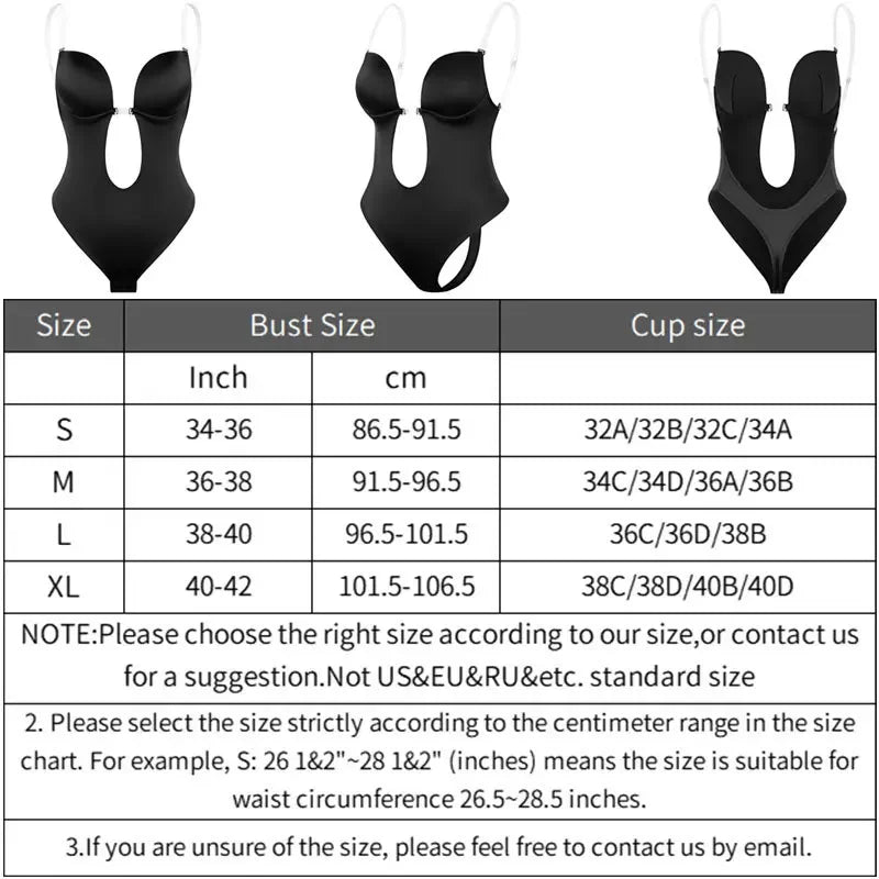 Body Shaper with Back Neckline