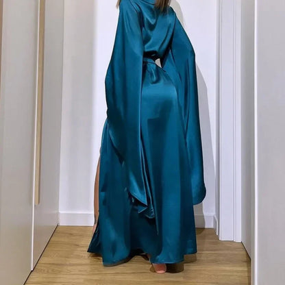 Satin Kimono Style Dress