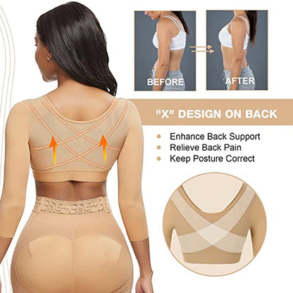 Post-Surgical Bra with Sleeves