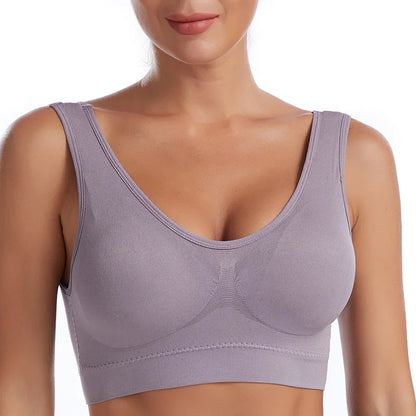Breathable Seamless Plus Size Bra