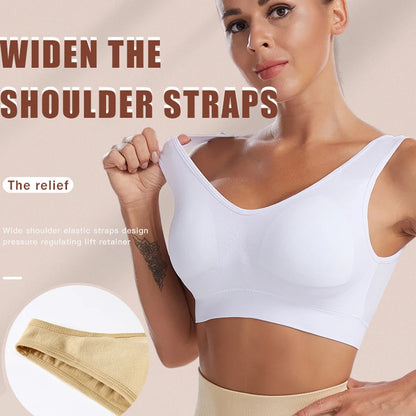 Breathable Seamless Plus Size Bra