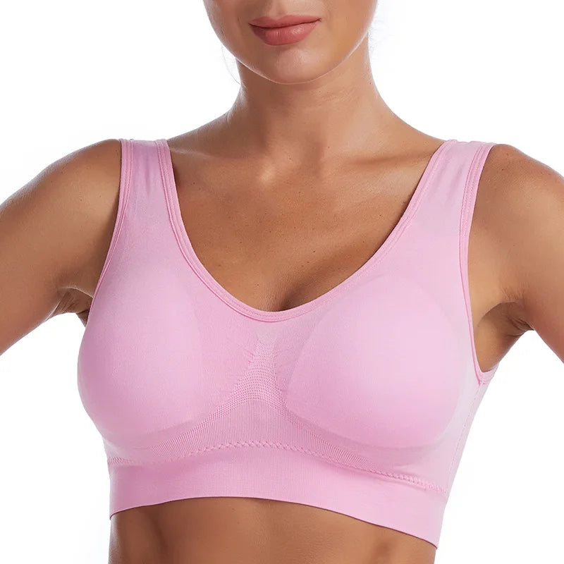 Breathable Seamless Plus Size Bra