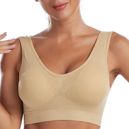 Breathable Seamless Plus Size Bra