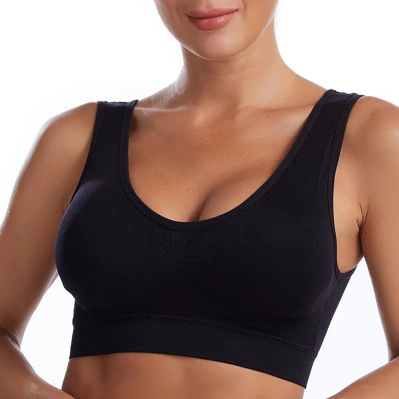 Breathable Seamless Plus Size Bra