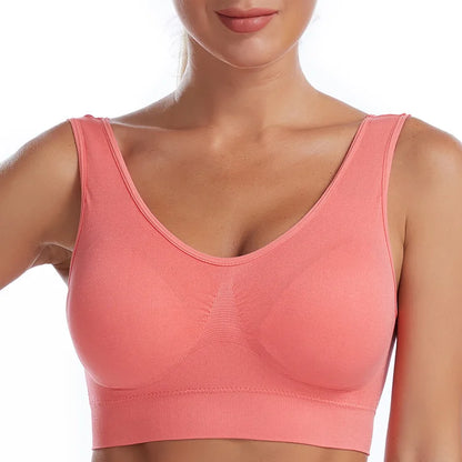 Breathable Seamless Plus Size Bra